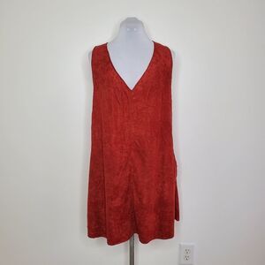 Alter'd State Burnt Orange Suede Dress | M